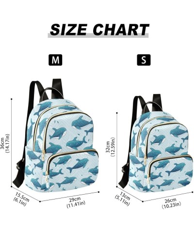 Lovable Dolphins Fashion Travel Backpack for Women Multi Pockets Lightweight Purse for Women-S Multicolor Medium $16.42 Backp...