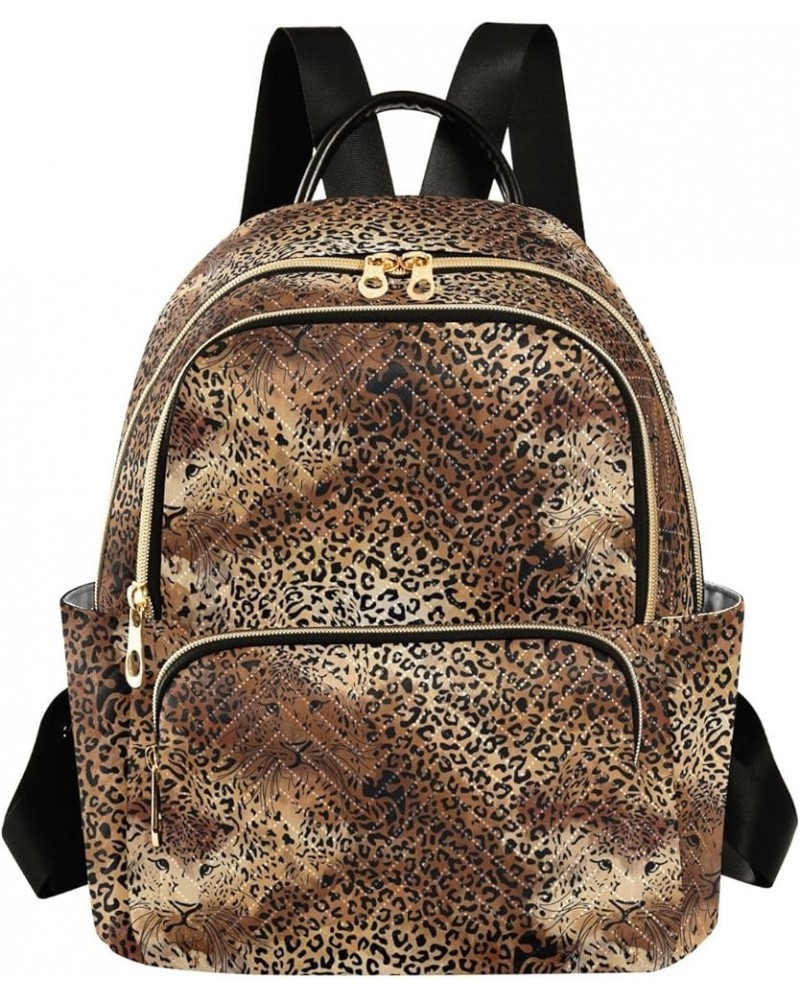 Mini Backpack Purse for Women Lightweight Girls Small Size Leopard Spot School Teens College Traveling Small $14.85 Backpacks