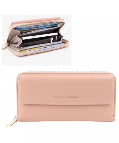 Mini Wallet Purse, Zipper Design Wallet Phone Bag Multifunctional with Detachable Strap for Travel (Pink) $11.02 Wallets