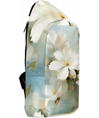 Crossbody Bags for Women,Crossbody Bag Men,Small Sling Bag,Blooming Flower White Pear Blossom,Crossbody Purse $16.04 Crossbod...